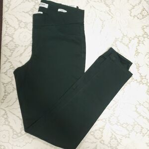 Nine West Women's Green, Heidi pull-on Skinny Yoga Stretch Twill Size 4 NWT